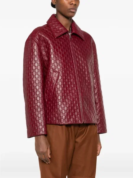 Geanta de piele Gucci roșu