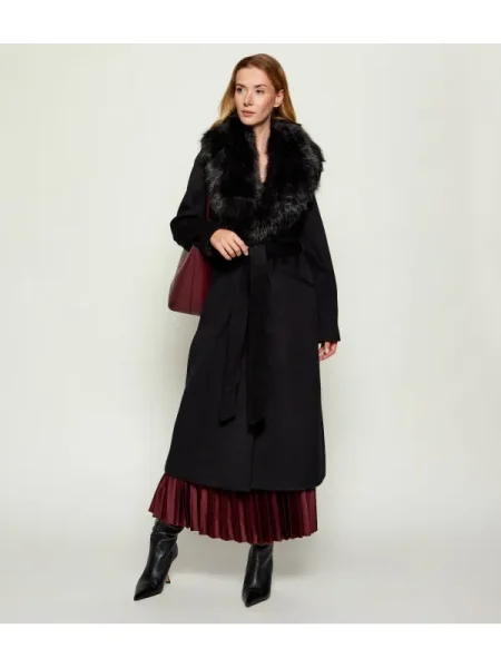 Michael Kors De lână palton negru