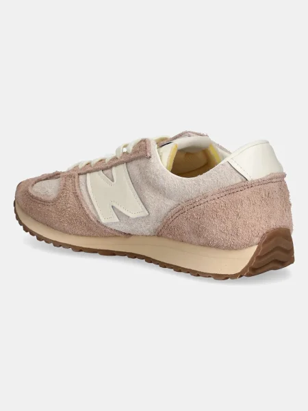 Semišové tenisky New Balance béžové