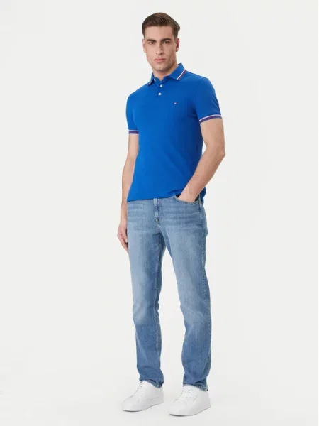 Tommy Hilfiger Polo marškinėliai Seasonal mėlyna