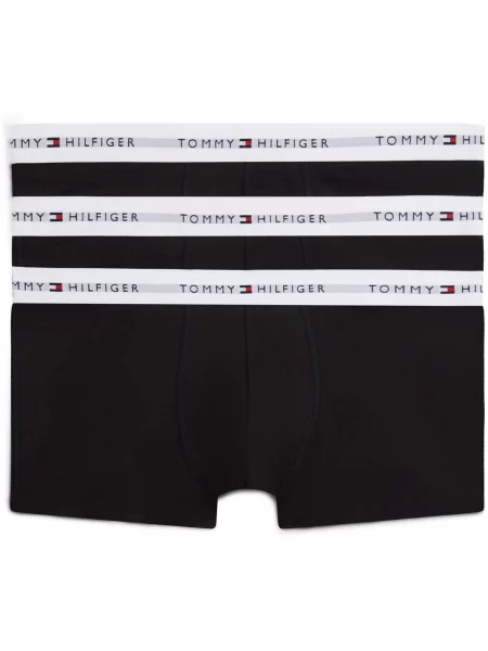 Gaćice Tommy Hilfiger niski struk crna