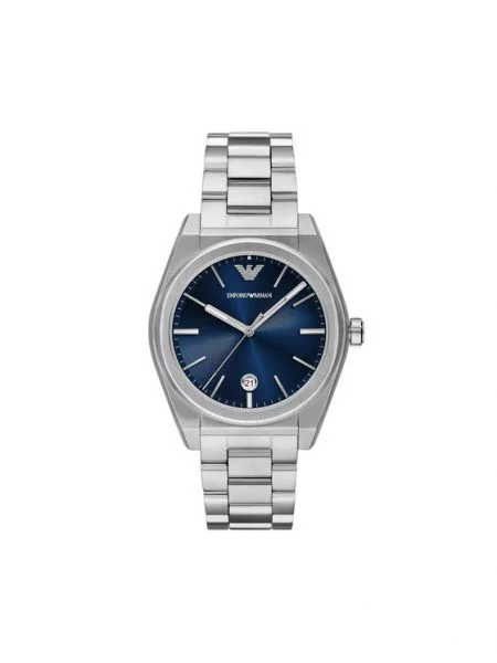 Emporio Armani Analogové hodinky tmavě / stříbrná modrá