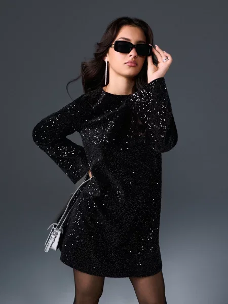 Сукня-бульбашка чорний