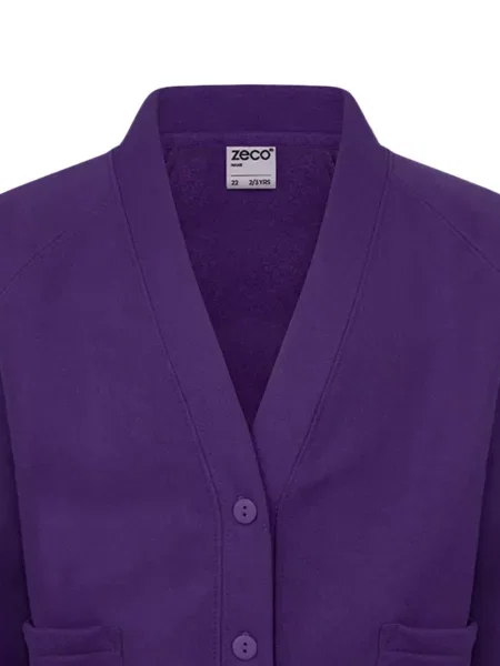 Dětské kardigan Zeco Schoolwear fialový