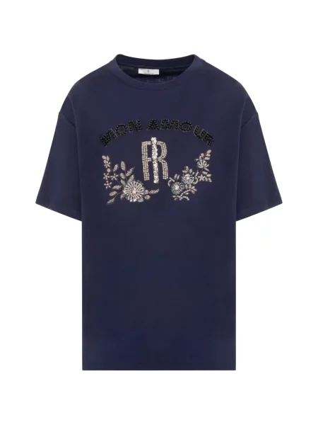 Tricou Fracomina cu autograf albastru