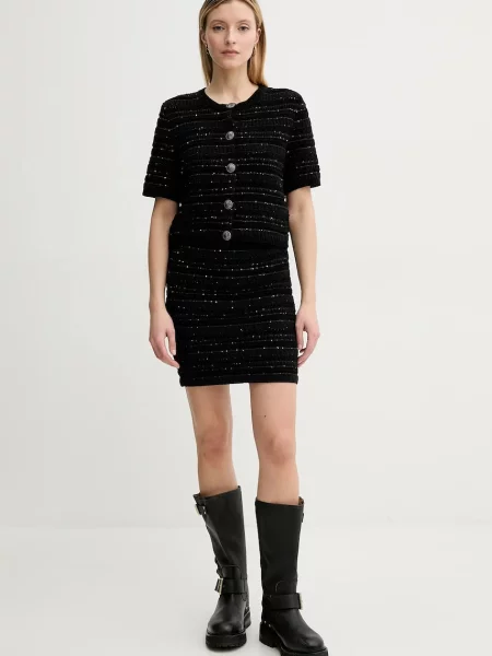 Gestuz spódnica mini ołówkowa czarny