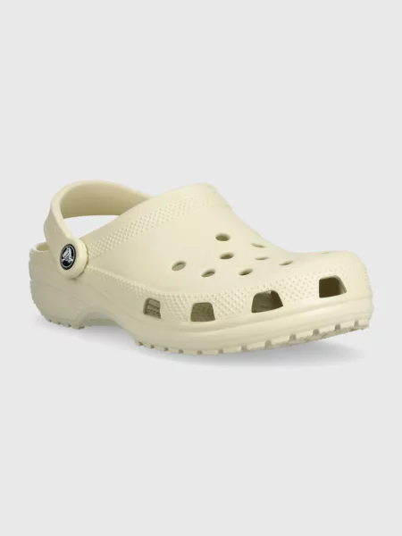 Pantofle Crocs béžová