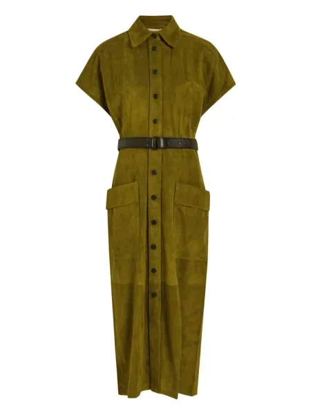 Talia sukienka Skiim garniturowa zielona