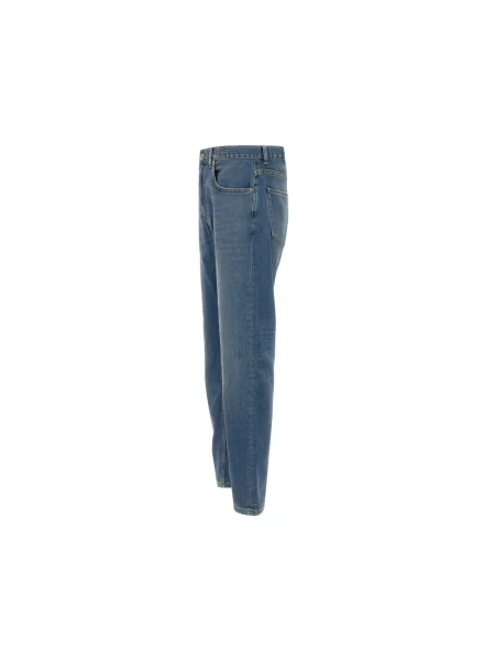 Jeansy straight leg Eleventy niebieskie