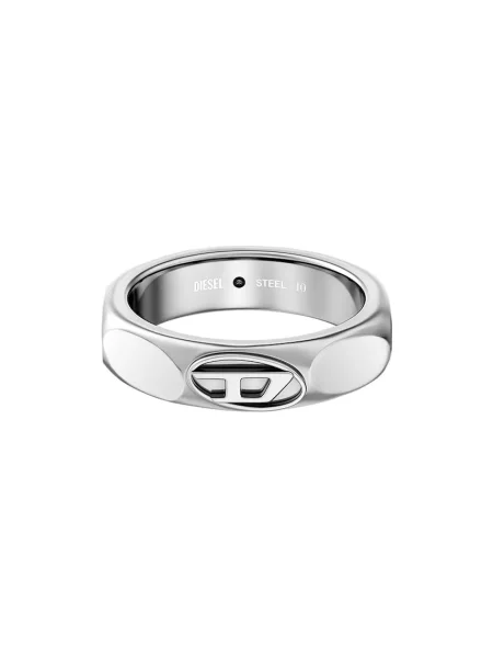 Diesel prstan iz nerjavečega jekla Oval D Logo