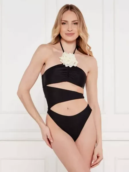 Karl Lagerfeld Jeans Costum de baie negru