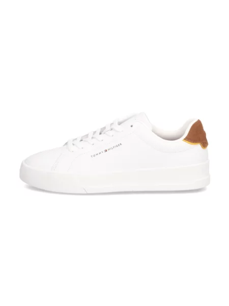 Kožené tenisky Tommy Hilfiger bílé