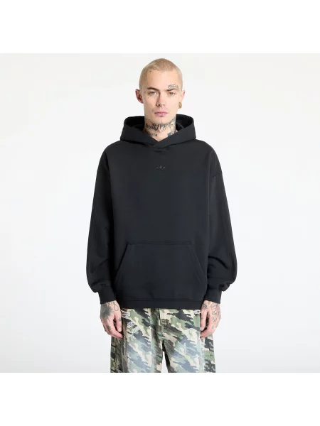 Суичър с качулка Adidas Originals черно