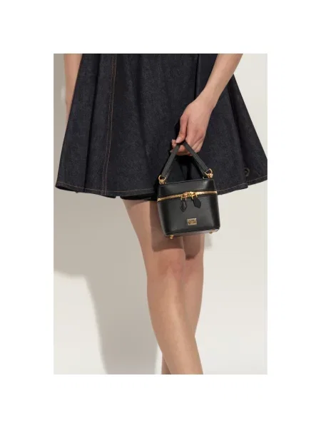 Torebka Dolce And Gabbana skórzana czarna