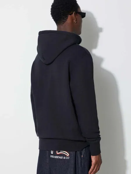 Norse Projects hanorac de Arne Relaxed Organic Chain Stitch Logo Hoodie
