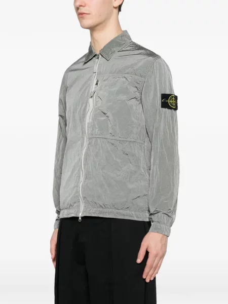 Риза Stone Island камъни сиво