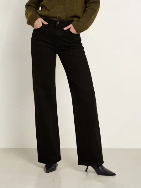 7 For All Mankind Široké Džíny Lotta Tailorless S Ozdobnými Kamínky shinestone