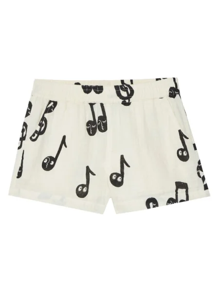 Pantaloni scurți copii Mini Rodini alb