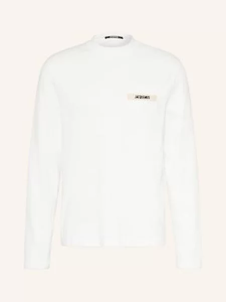 Jacquemus Koszulka Z Długim Rękawem weiss biały