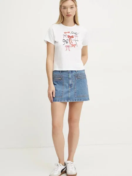 Jeans krilo Abercrombie & Fitch modra