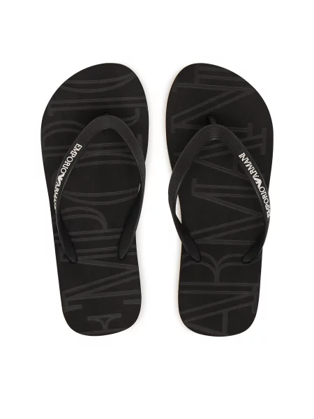 Žabky Emporio Armani čierna