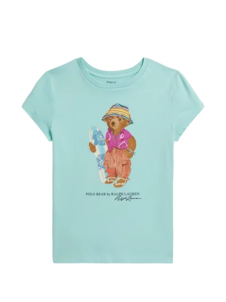 Koszulka polo dziecięca Polo Ralph Lauren niebieska