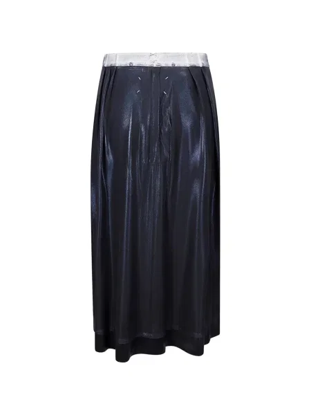 Midi midi sijonas Maison Margiela mėlyna
