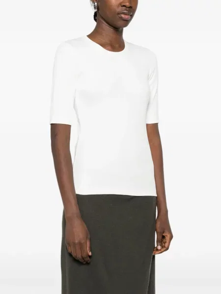 Tricou Closed scurt alb