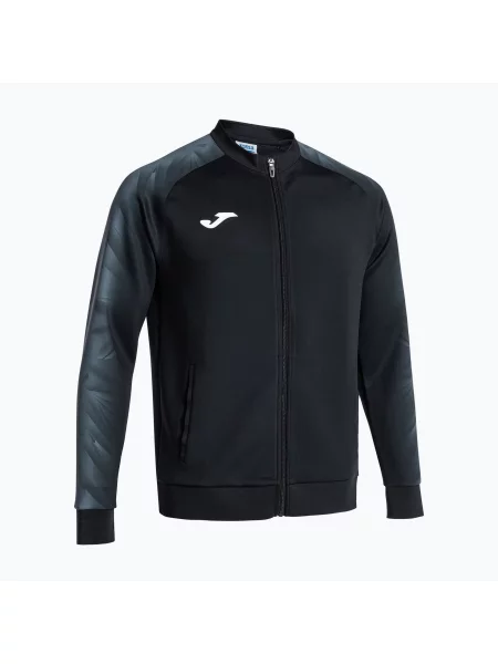 Мъжки суитшърт за бягане Joma Elite XI Full Zip black/anthracite черно