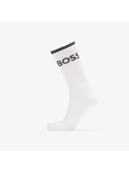 Șosete Hugo Boss QS Stripe Socks White alb