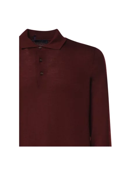 Koszula Fay z długim rękawem czerwona