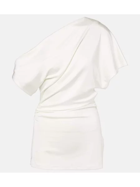 Top Tove drapowany biały