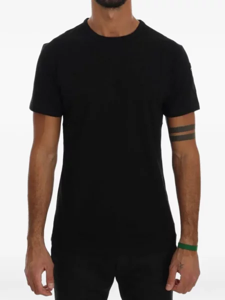 Tricou Daniele Alessandrini cu decolteu rotund negru