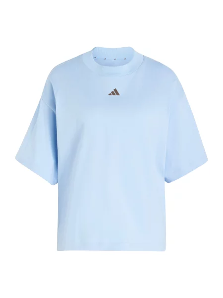 ADIDAS SPORTSWEAR Tricou funcțional Studio deschis / maro albastru
