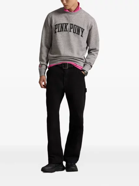 Șapcă Polo Ralph Lauren de mătase cu broderie cu dungi negru