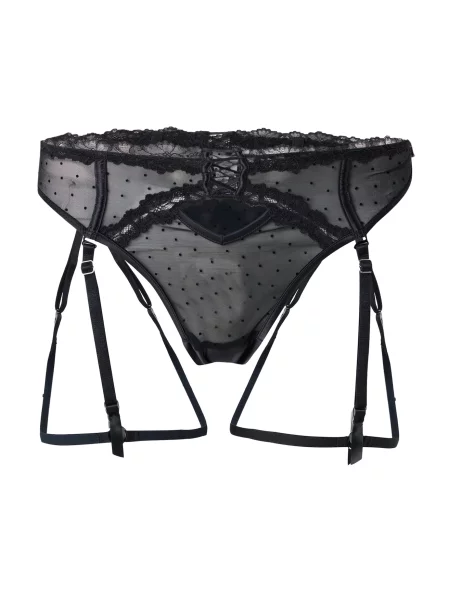 Hunkemöller Tanga Kat' negru