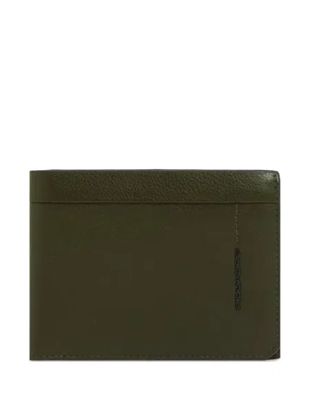 Portofel Piquadro din piele verde