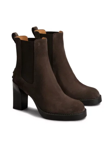 Sztyblety Tod's zamszowe brązowe