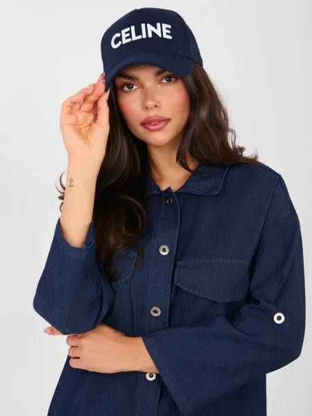 Obleka srajčna obleka Rue Paris modra