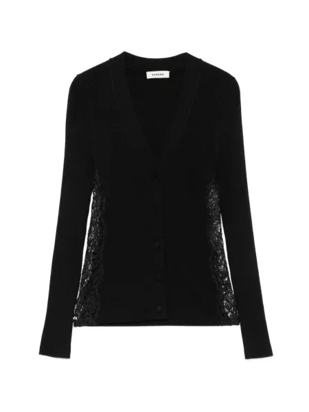 Cardigan Sandro tricotate negru