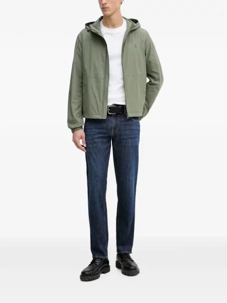 Blugi Guess cu autograf albastru