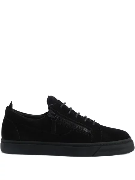 Sneakerși Giuseppe Zanotti Frankie din dantelă negru