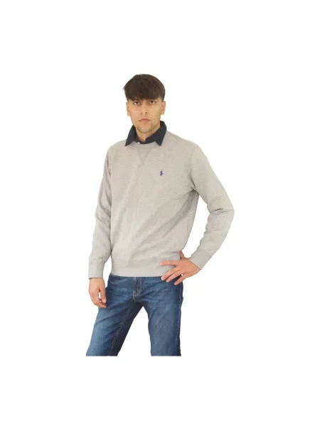 Bluza nierozpinana Ralph Lauren szara