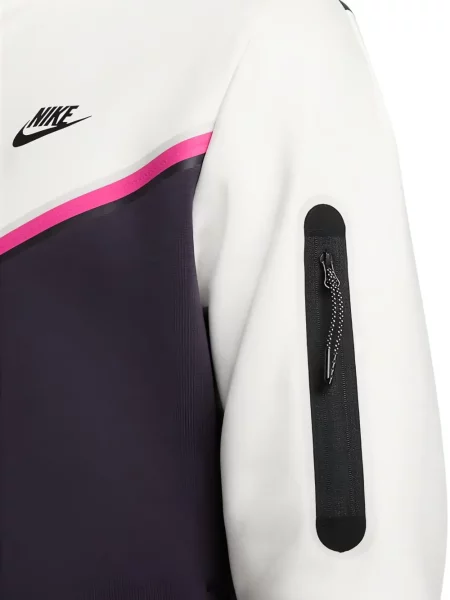 Majica s grafičkim motivom Nike od flisa s printom s kapuljačom plava