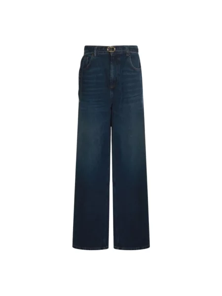 Spodnie Twinset niebieskie