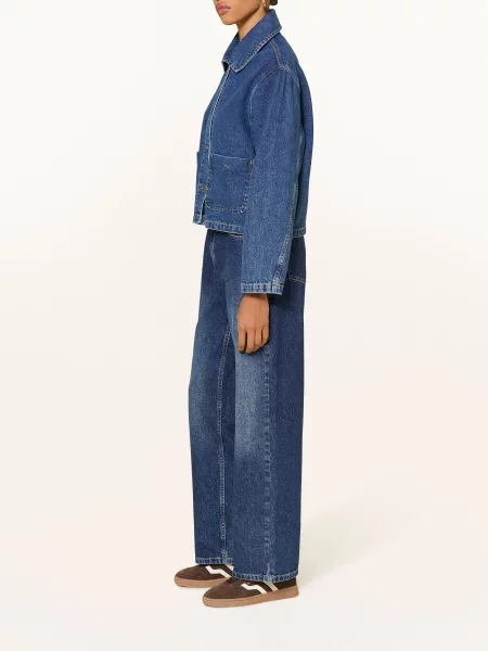 Darling Harbour Wide Leg Džíny dark blue modré