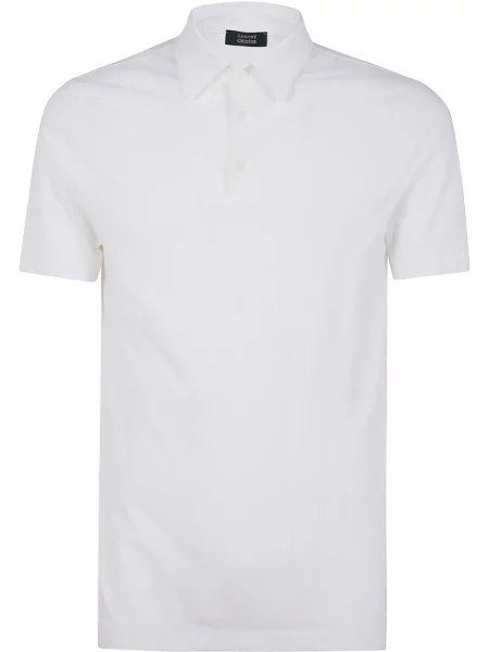 Polo Zanone alb
