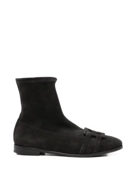 Cizme scurte Truman´s din piele de căprioară negru