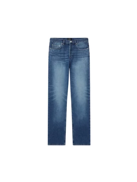 Jeansy straight leg A.p.c. niebieskie