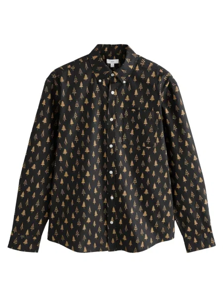 Next Košile tmavě žlutá černá